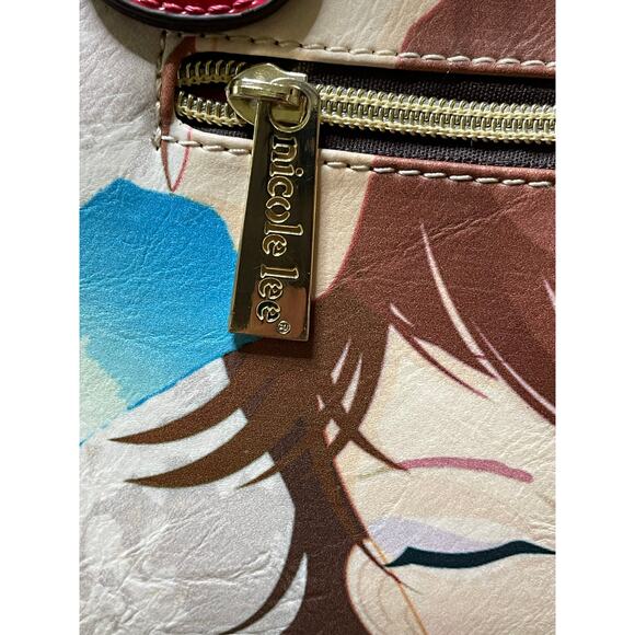 Nicole Lee Whimsy Floral Garden Girl Pink Shoulder Bag - Picture 7 of 9